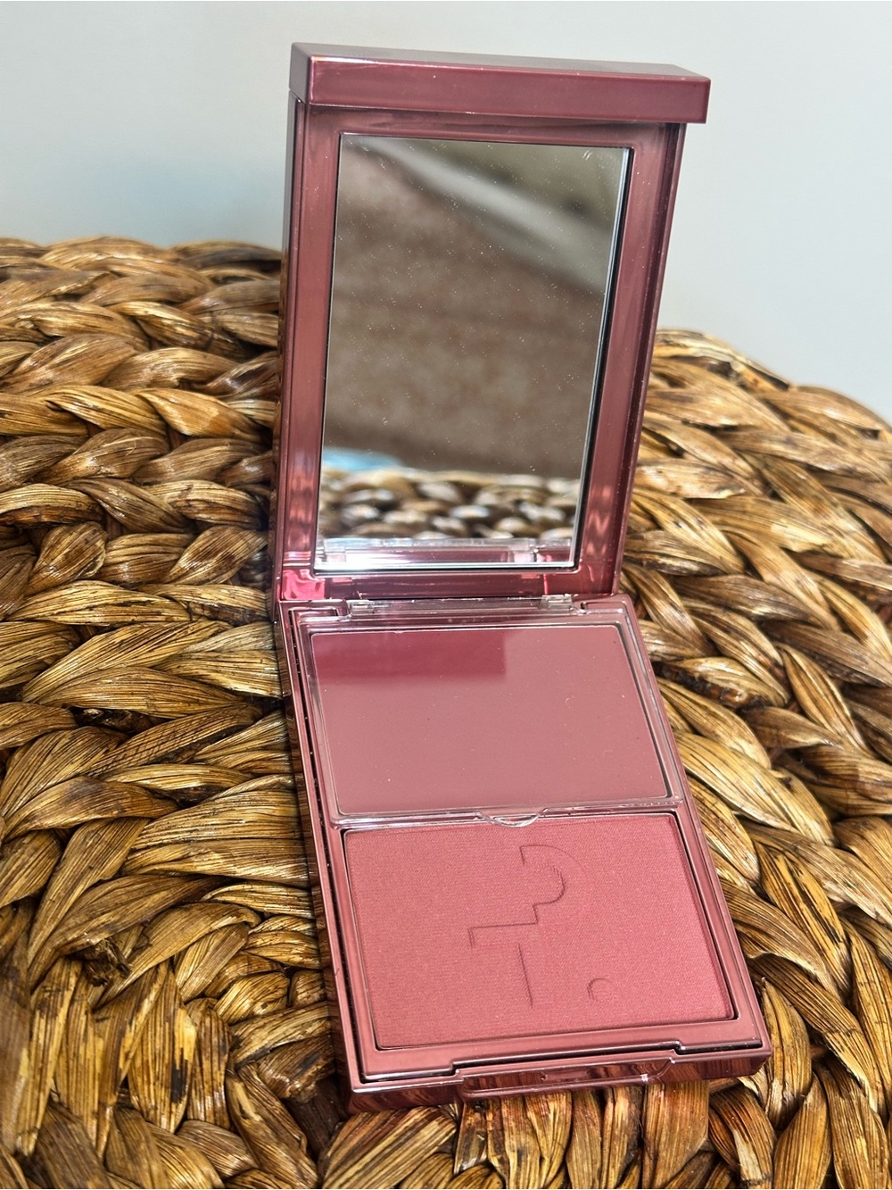 New without box Patrick Ta Double-Take Crème & Powder Blush duo shade On Holiday - Picture 5 of 6